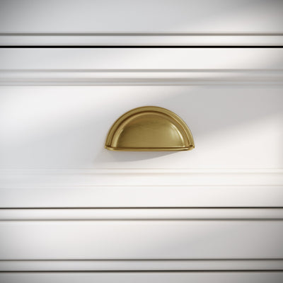 Harris Brushed Gold Cup Handle