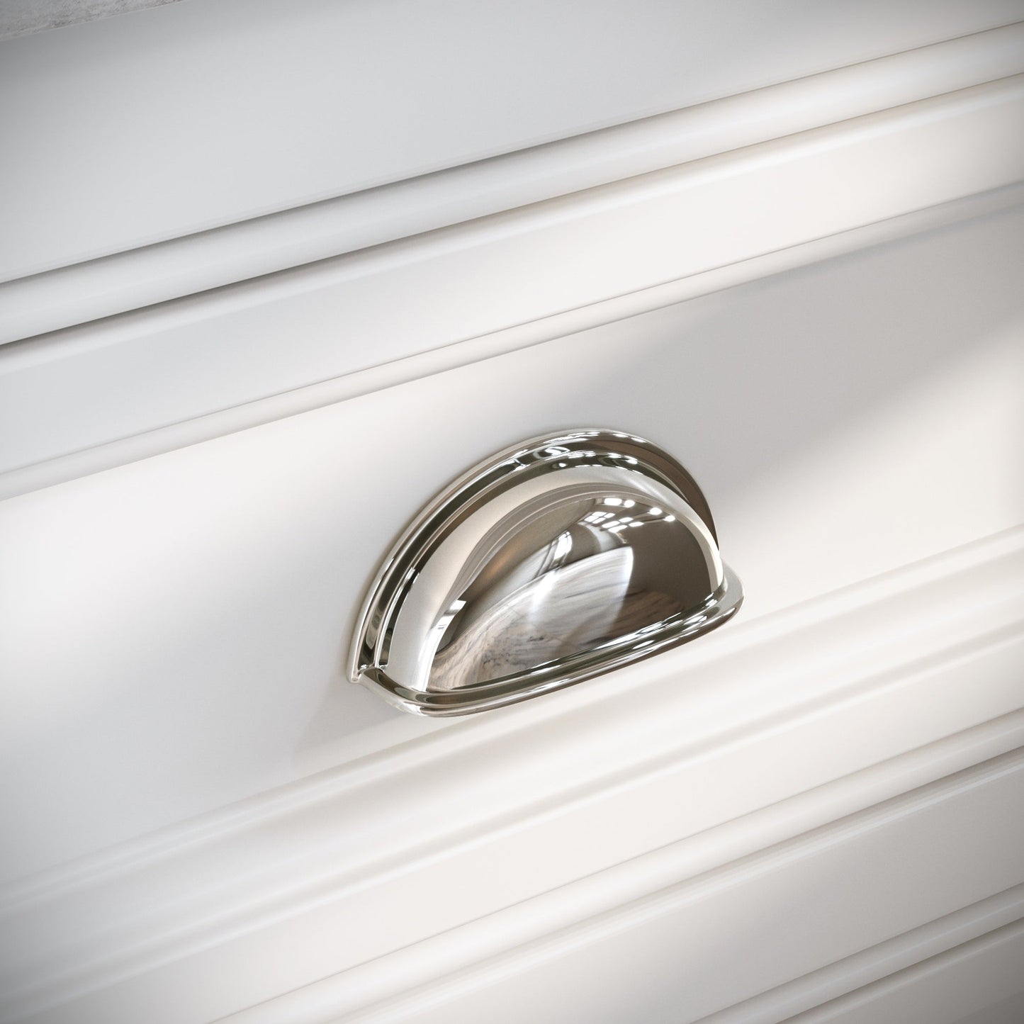 Harris Polished Nickel Cup Handle