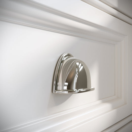 Harris Polished Nickel Cup Handle