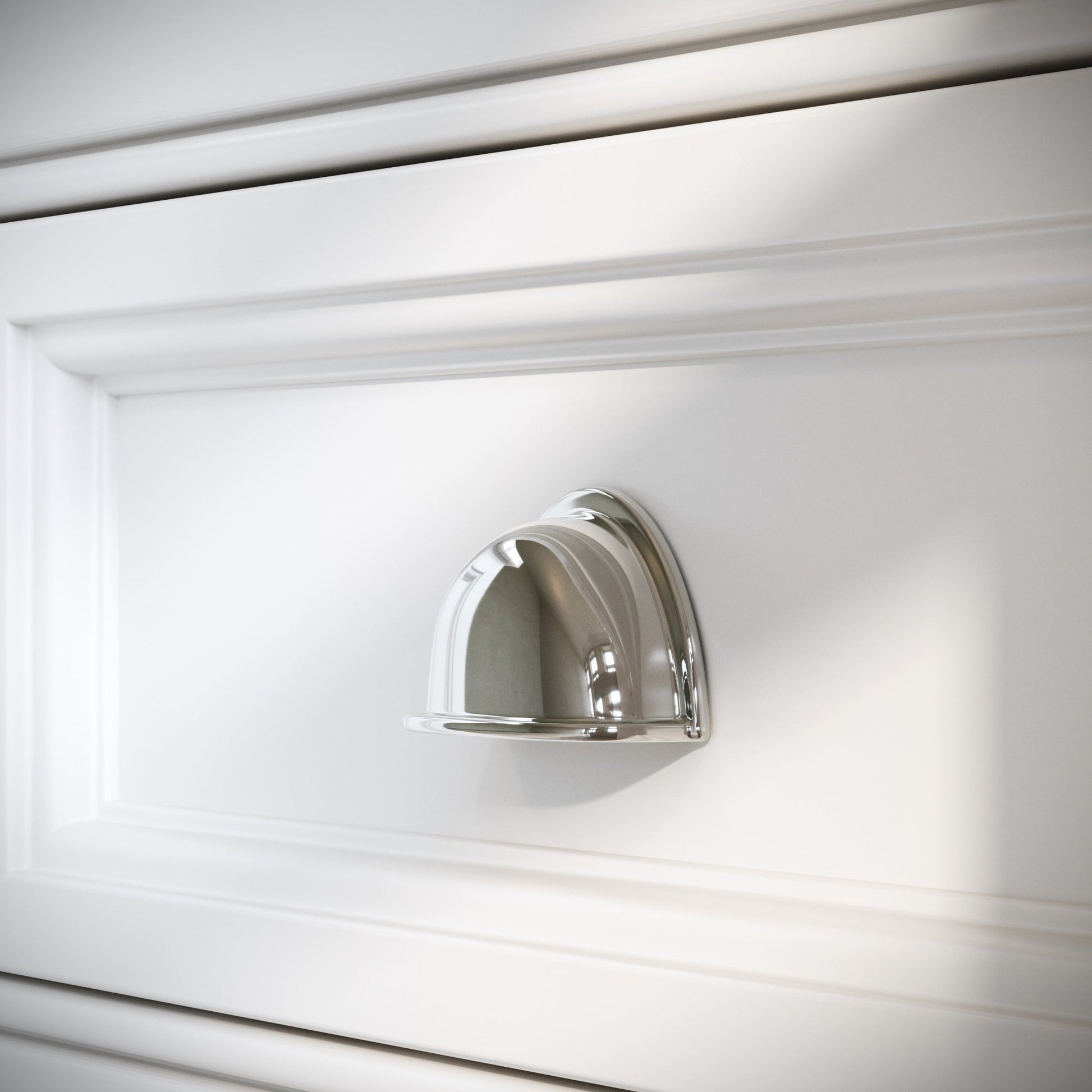 Harris Polished Nickel Cup Handle