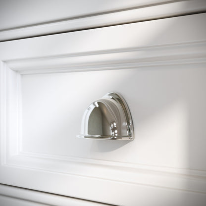 Harris Polished Nickel Cup Handle