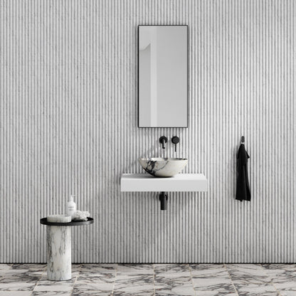 Italia Calacatta Viola Marble Countertop Basin 400mm