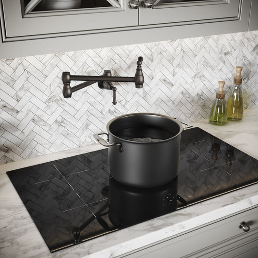 Kempton Traditional Kitchen Pot Filler Tap Deep Bronze