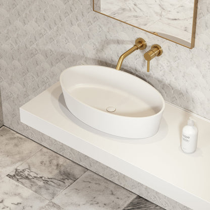 Kurv Countertop Stone Basin 600mm