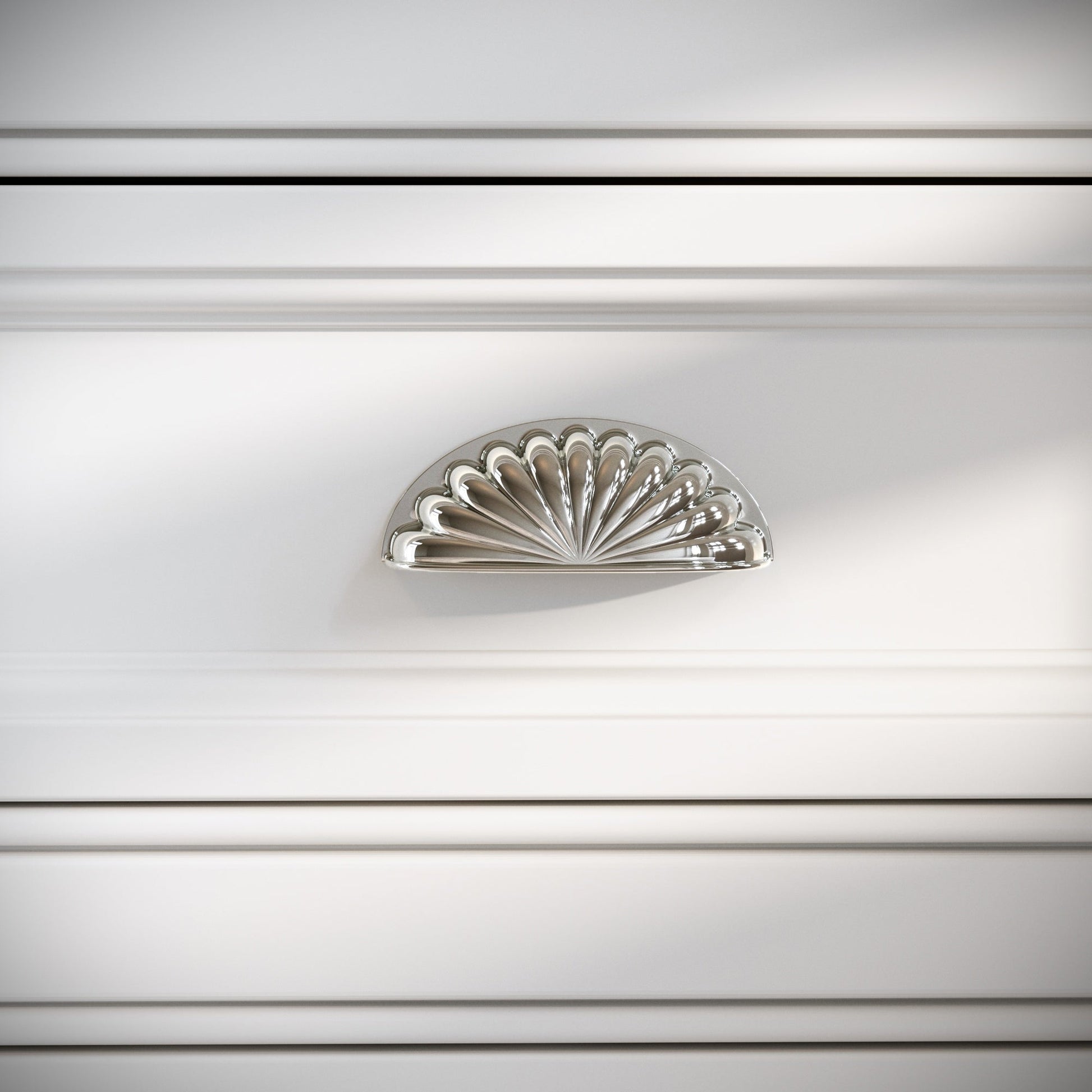 Latchford Polished Nickel Cup Handle