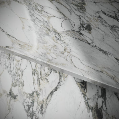 Levitare Arabescato Marble Ultra Thin Wall Mounted Basin 1000mm