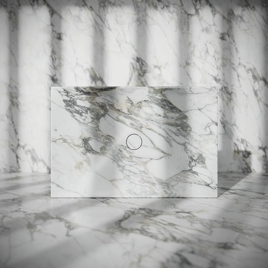 Levitare Arabescato Marble Ultra Thin Wall Mounted Basin 800mm