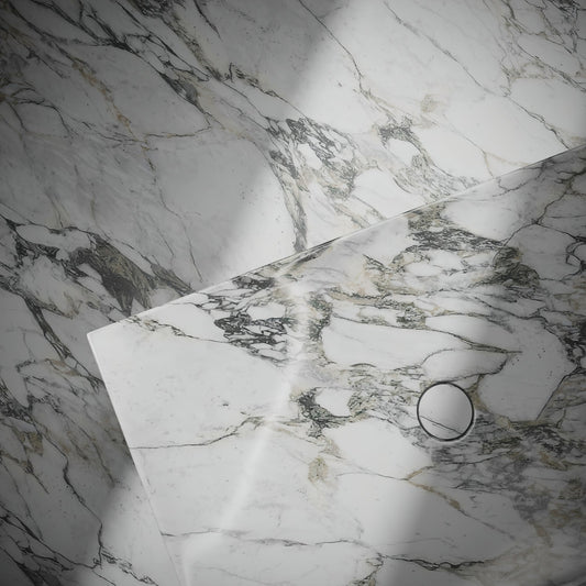 Levitare Arabescato Marble Ultra Thin Wall Mounted Basin 800mm