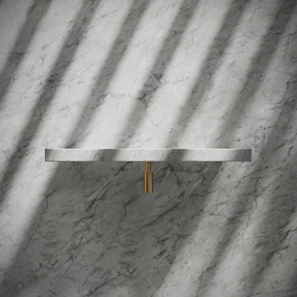 Levitare Carrara Marble Ultra Thin Wall Mounted Basin 800mm