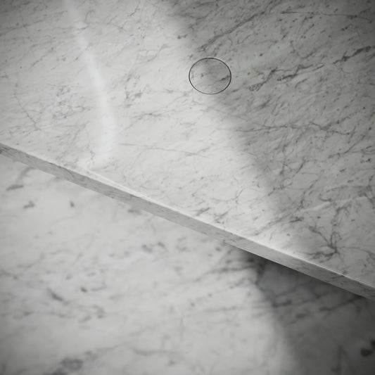 Levitare Carrara Marble Ultra Thin Wall Mounted Basin 800mm