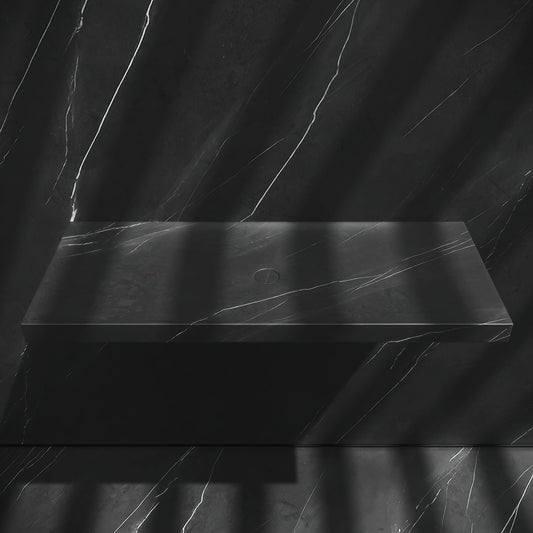 Levitare Grey Pietra Marble Ultra Thin Wall Mounted Basin 1000mm