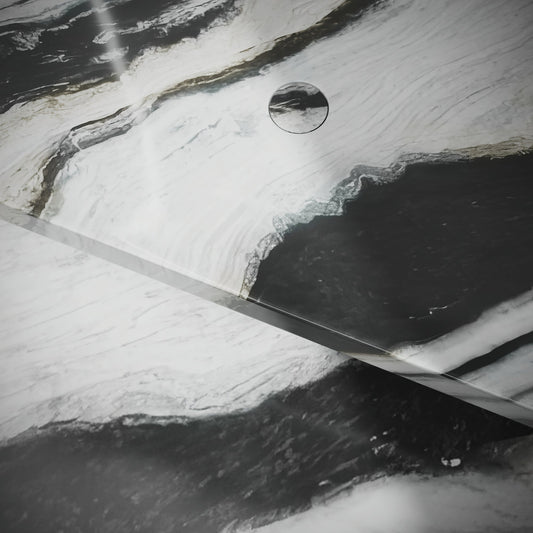 Levitare Panda Marble Ultra Thin Wall Mounted Basin 800mm