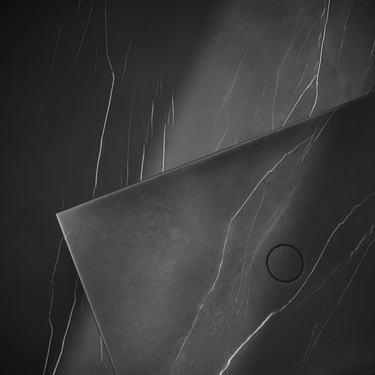 Levitare Pietra Grey Marble Ultra Thin Wall Hung Basin 600mm