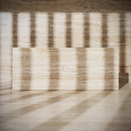 Levitare Travertine Marble Ultra Thin Wall Mounted Basin 1000mm