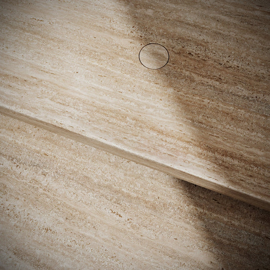 Levitare Travertine Marble Ultra Thin Wall Mounted Basin 1000mm