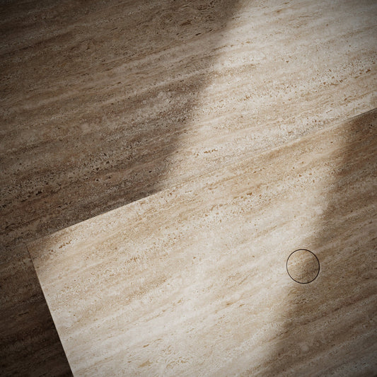 Levitare Travertine Marble Ultra Thin Wall Mounted Basin 800mm