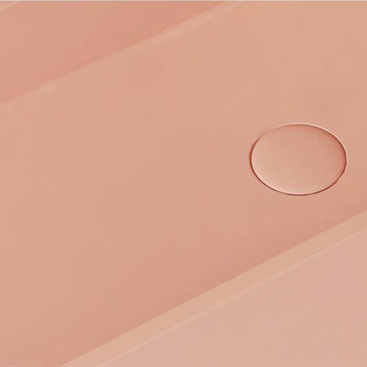 Lineare Blush Concrete Wall Hung Basin 1200mm