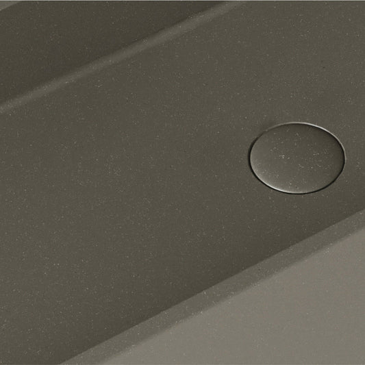 Lineare Oyster Concrete Wall Hung Basin 600mm