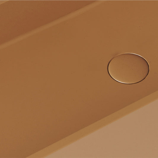 Lineare Sienna Concrete Wall Hung Basin 600mm
