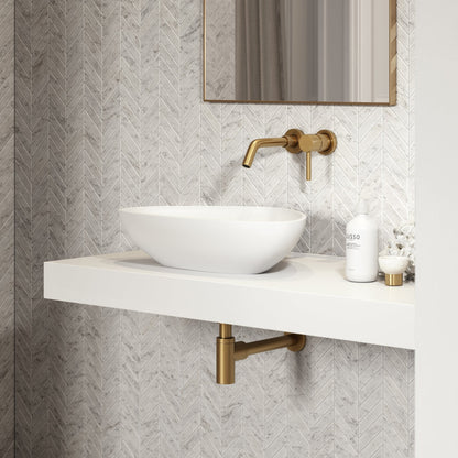 Lissoni Countertop Stone Basin 585mm