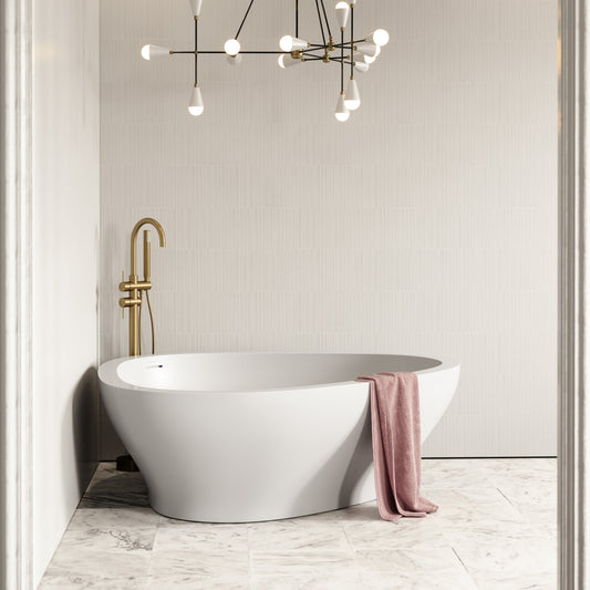 Lissoni Freestanding Corner Stone Bath 1780mm