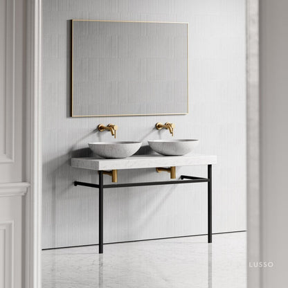 Lomazzo Carrara Marble Countertop Vanity Unit 1200mm
