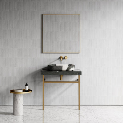 Lomazzo Panda Marble Countertop Vanity Unit 800mm