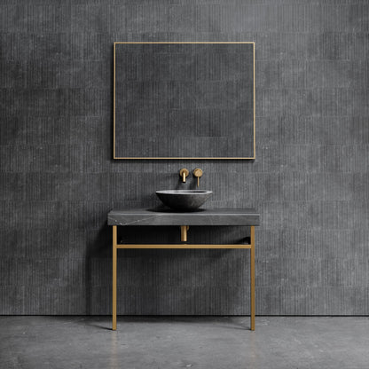 Lomazzo Pietra Grey Marble Countertop Vanity Unit 1000mm