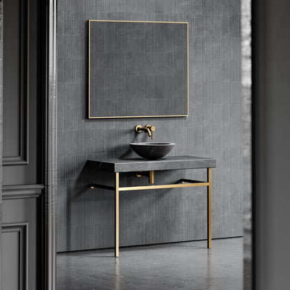 Lomazzo Pietra Grey Marble Countertop Vanity Unit 1000mm