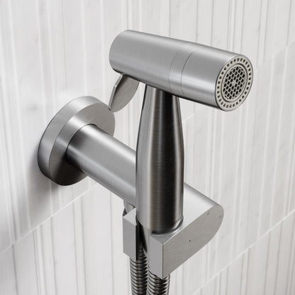 Lusso Brushed Stainless Temperature Control Douche Shower Spray Kit
