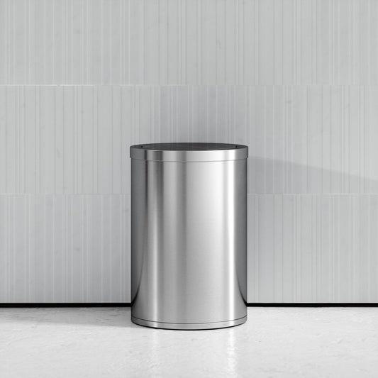 Lusso Cestino Brushed Stainless 9 Litre Swing Lid Bin