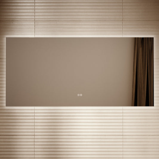 Lusso Cubik Mirror with Demister and Light 1500mm