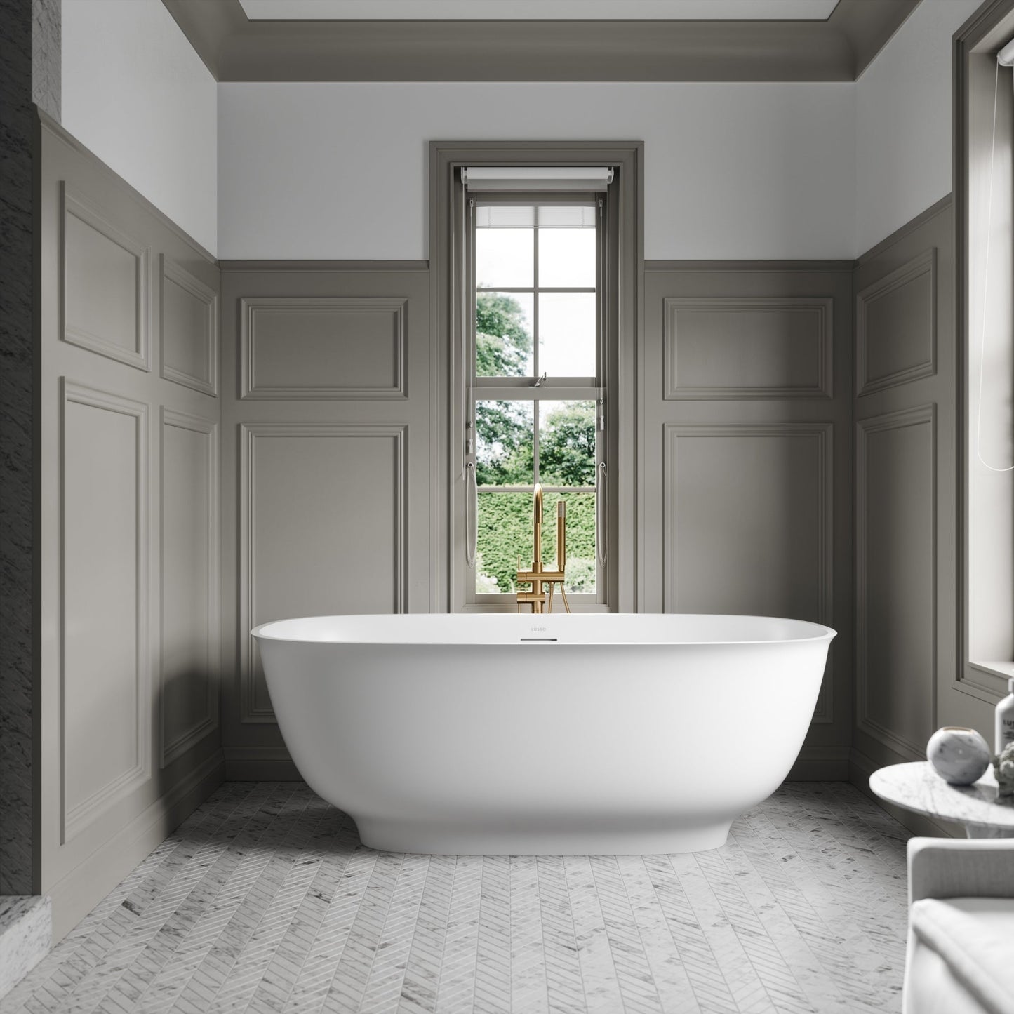 Lusso Light Calabria Freestanding Bath 1700mm