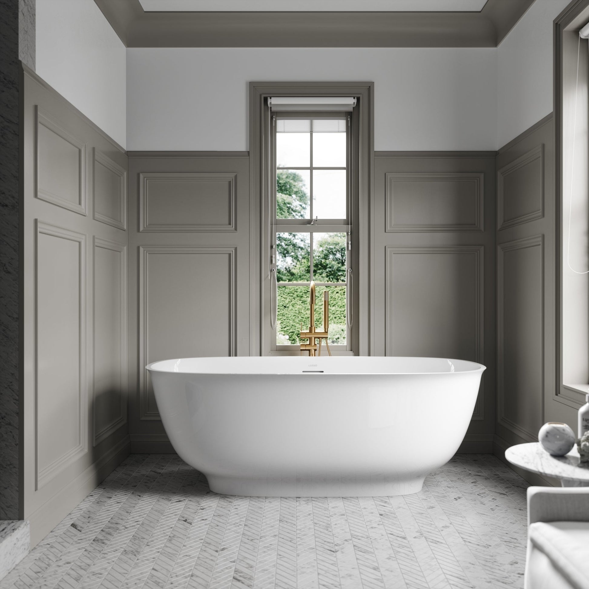 Lusso Light Calabria Freestanding Bath 1700mm