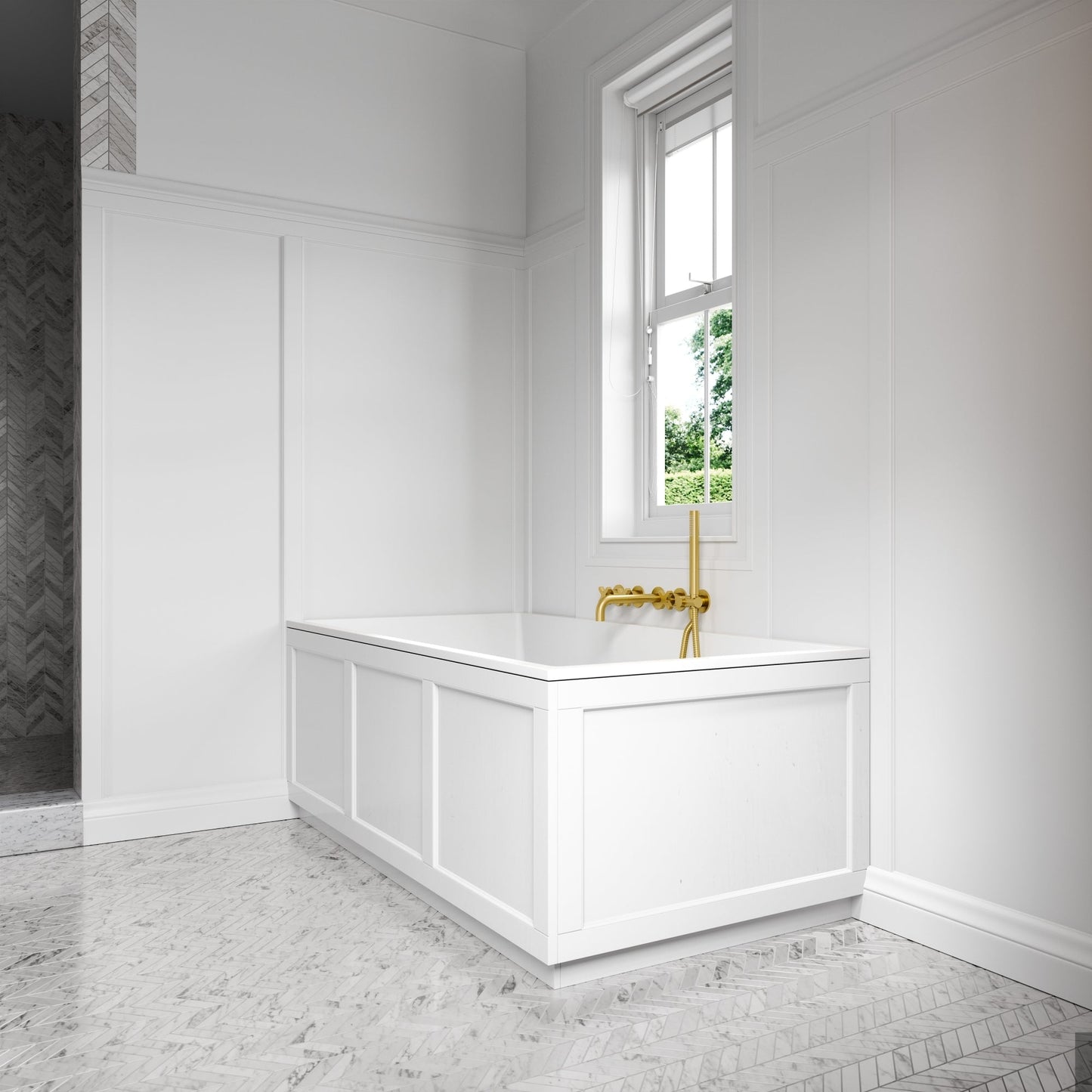 Lusso Light Cavour Inset Bath 1500mm