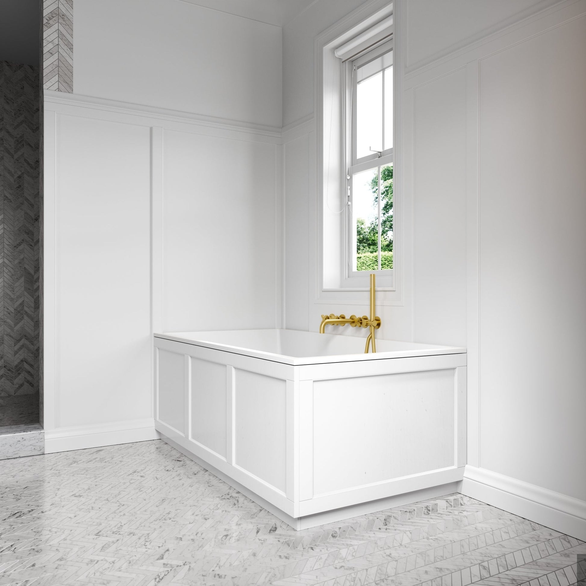 Lusso Light Cavour Inset Bath 1500mm