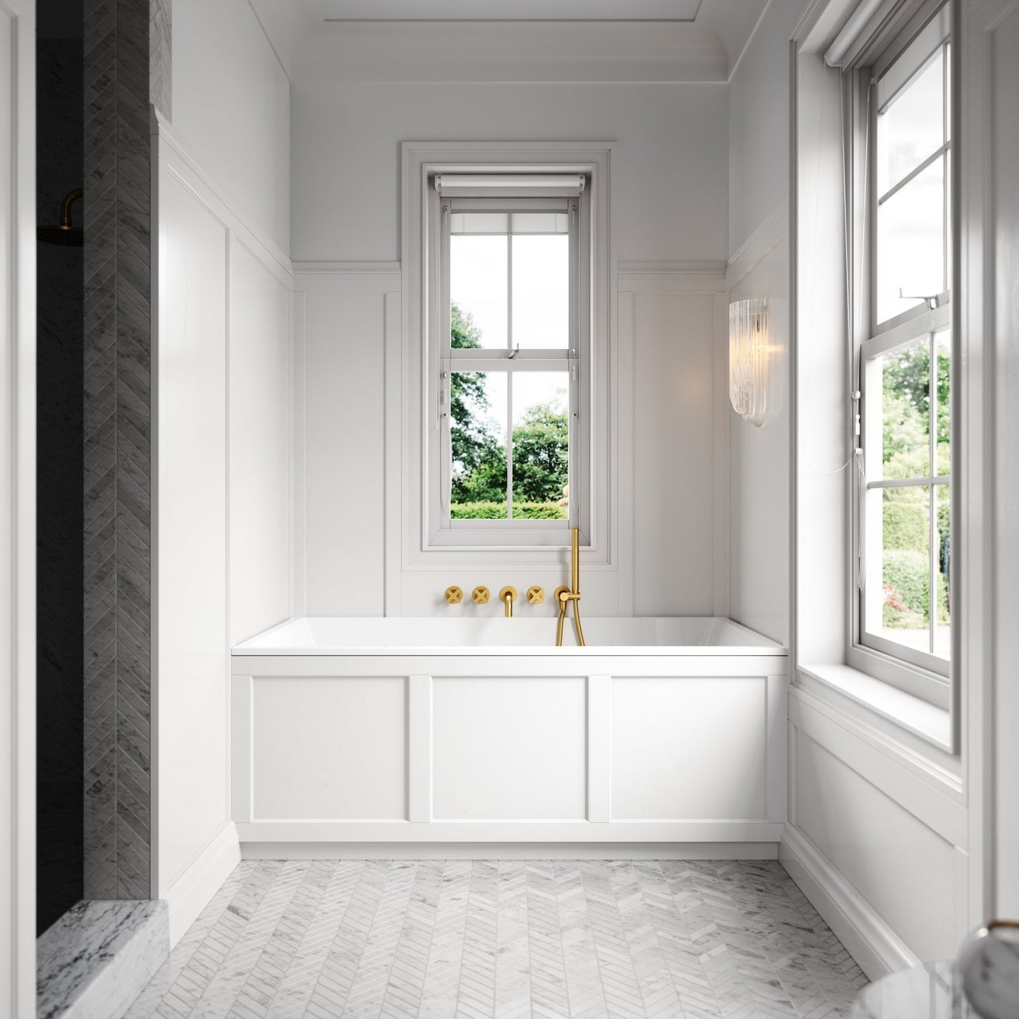 Lusso Light Cavour Inset Bath 1500mm