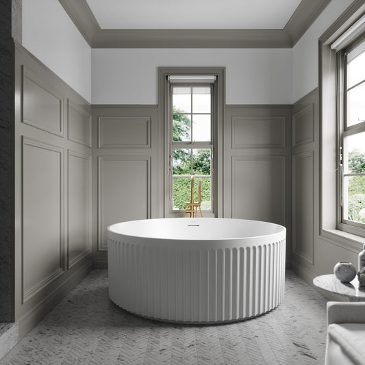 Lusso Light Jadore Round Freestanding Bath 1500mm
