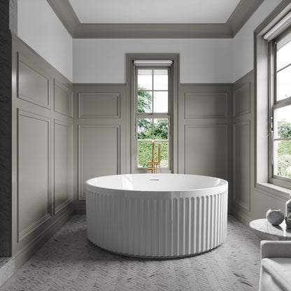Lusso Light Jadore Round Freestanding Bath 1500mm