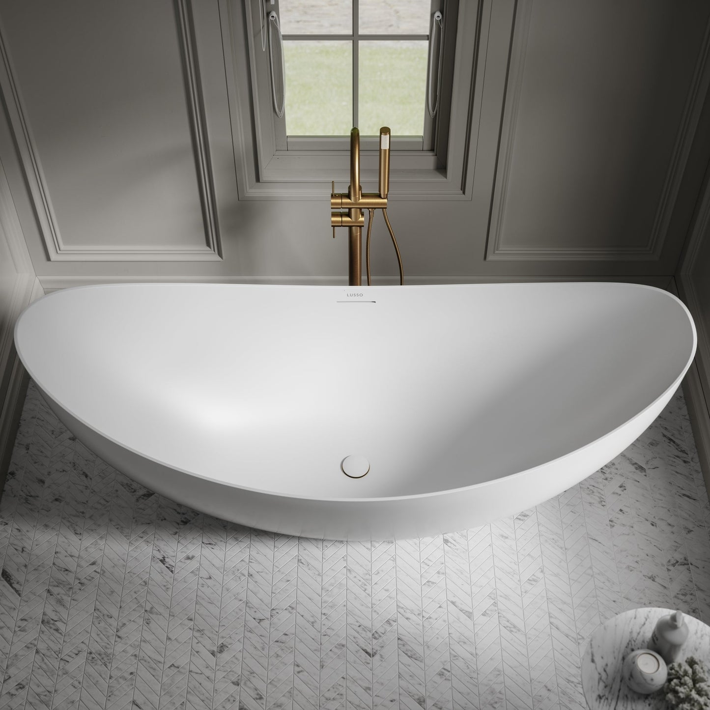 Lusso Light Marconi Freestanding Bath 1800mm