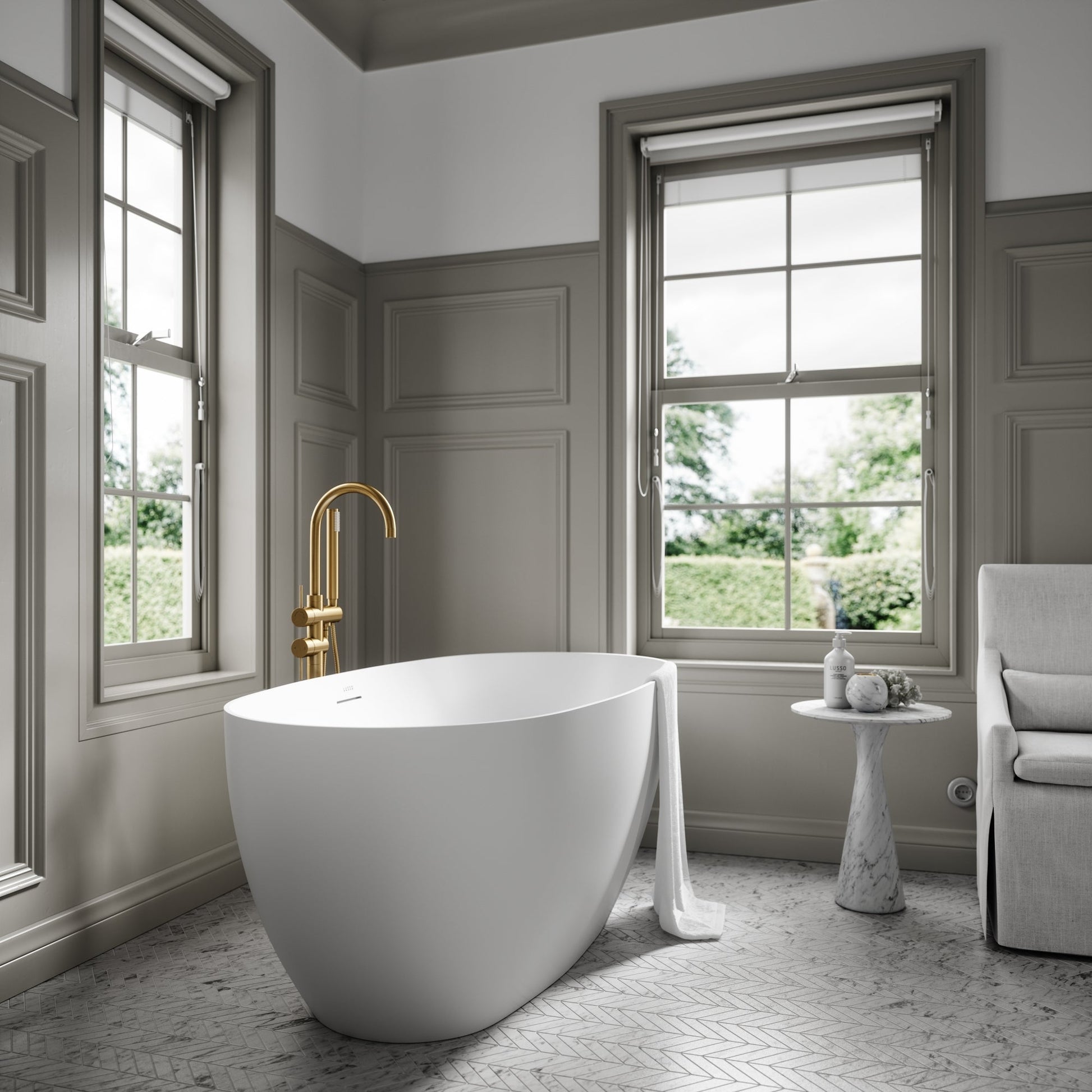 Lusso Light Mimi Freestanding Bath 1500mm