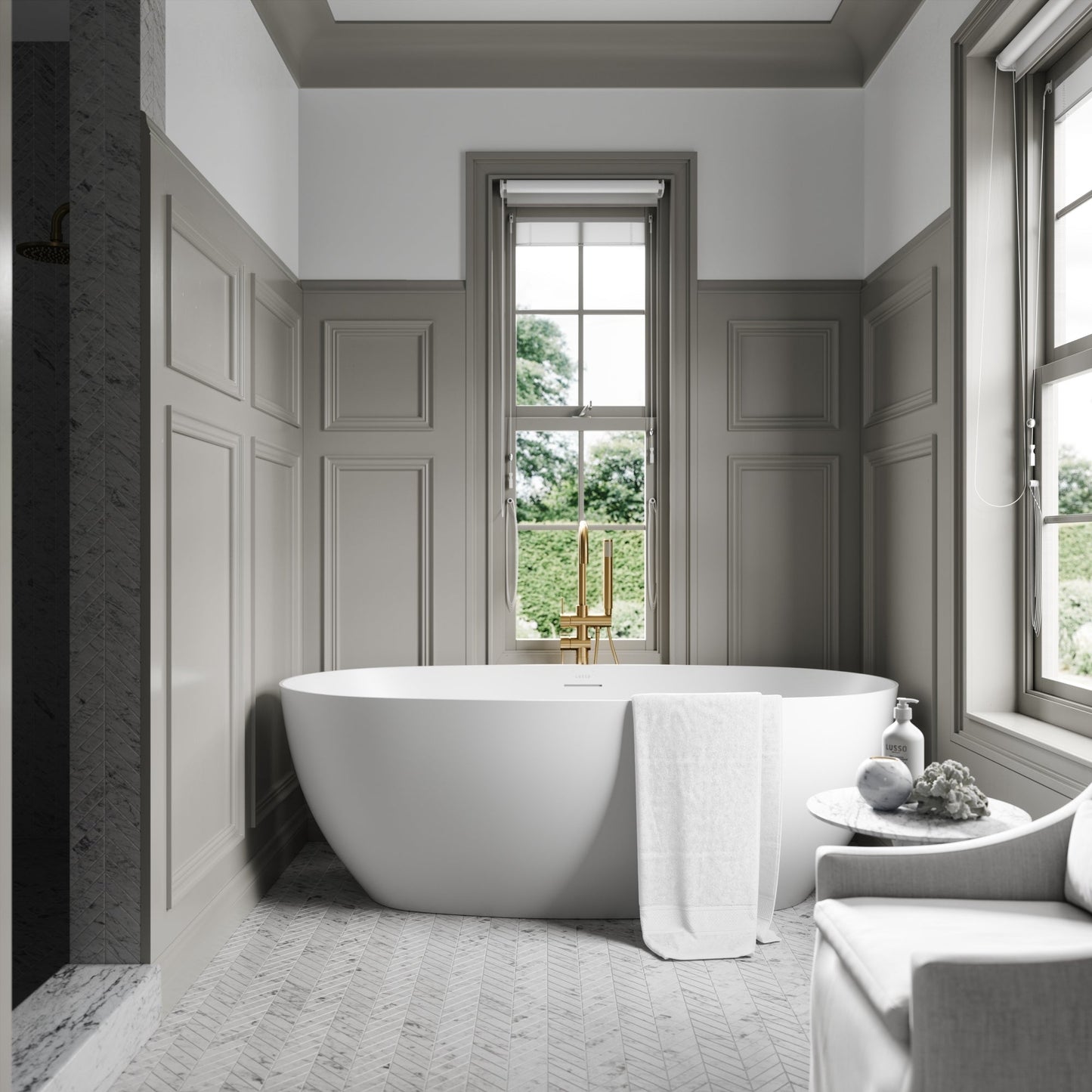 Lusso Light Mimi Freestanding Bath 1700mm