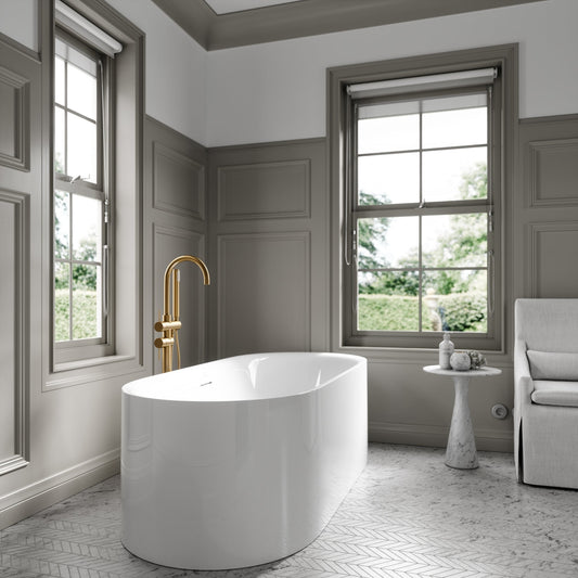 Lusso Light Ravenna Freestanding Bath 1700mm