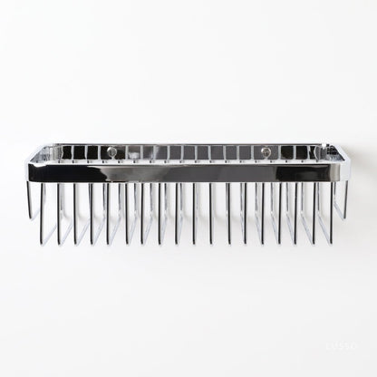 Luxe Chrome Large Shower Storage Basket