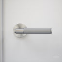 Dali Fluted Brushed Stainless Internal Door Handles