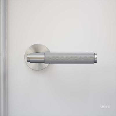 Dali Fluted Brushed Stainless Internal Door Handles