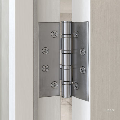 Dali Fluted Stainless Door Handle and Hinge Bundle
