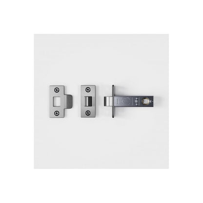 Luxe Knurled Brushed Stainless Door Handle and Hinge Bundle