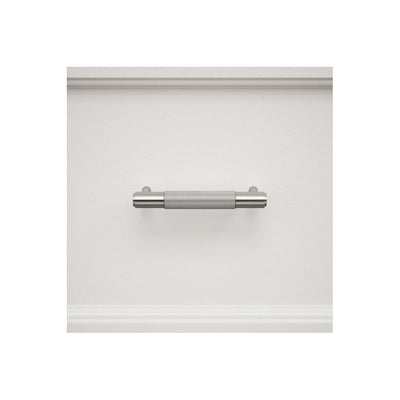 Luxe Knurled Brushed Stainless Pull Bar 150mm