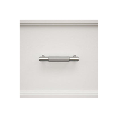 Luxe Knurled Brushed Stainless Pull Bar 150mm